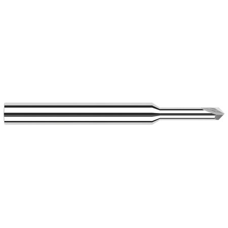 HARVEY TOOL Drill/End Mill - Helical Tip - 4 Flute 0.2500" (1/4) Cutter DIA x 0.7500" (3/4) Length of Cut 788345